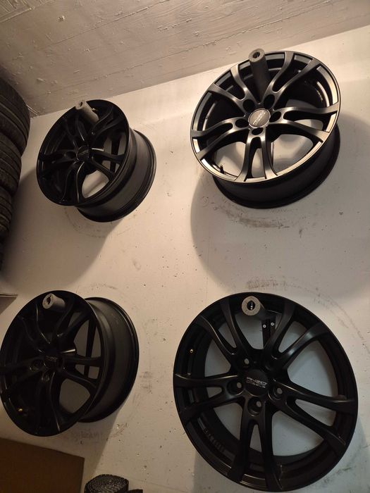 Felgi aluminiowe Anzio Turn Black 17" 7,5J x 17 5x114,3 ET50 Mazda 6 – 4 szt