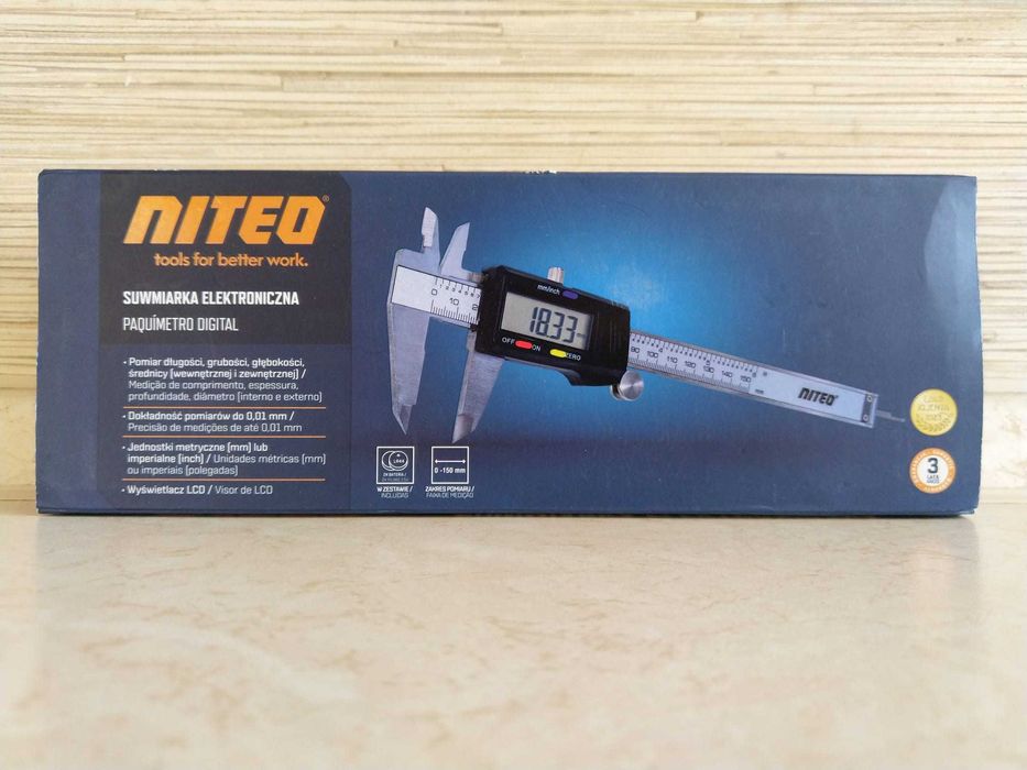 NAJTANIEJ Suwmiarka Elektroniczna Cyfrowa LCD 150mm Wysyłka