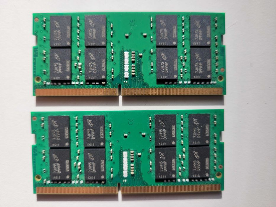 2xKingston 16GB DDR4 SODIMM 2400