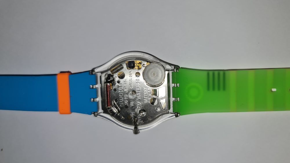 Swatch zegarek neon