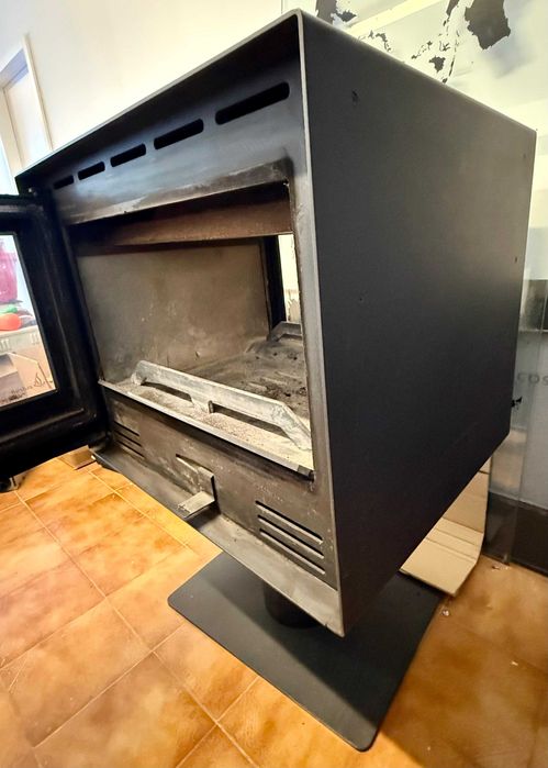 Salamandra a Lenha Safira Flex 700 Style Dupla Face SOLRAK