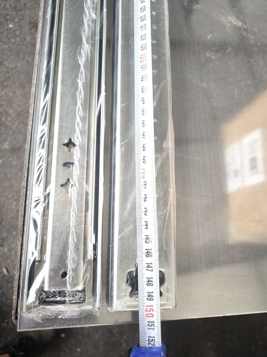 Guias Corrediças telescópicas 1,5m 1500mm reforçadas