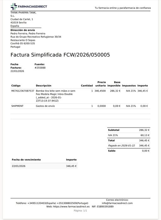 Medela Magic in-bra - IGUAL A NOVA