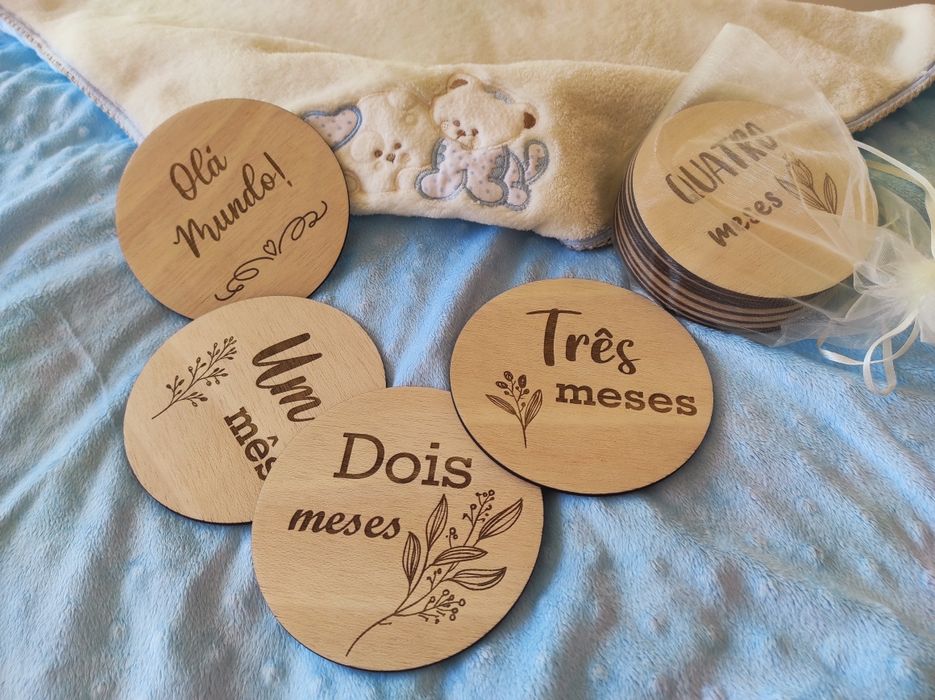 Babyshower / placas crescimento bebê