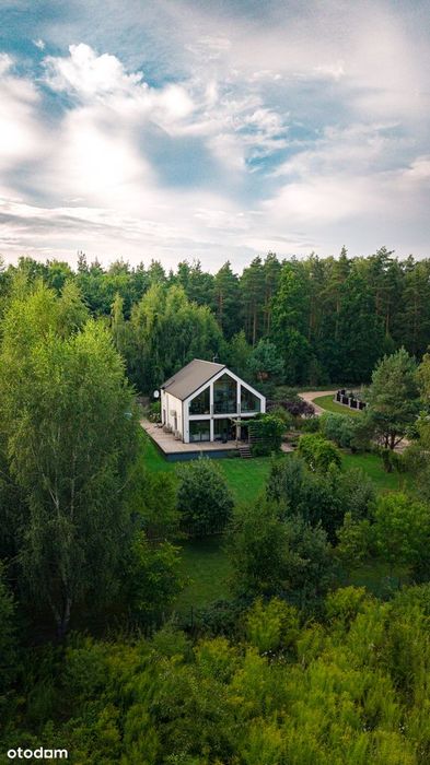 Nowoczesna posiadłość w lesie | 3000 m² | jezioro | 1h od Warszawy