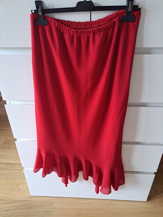 Saia elegante vermelha L