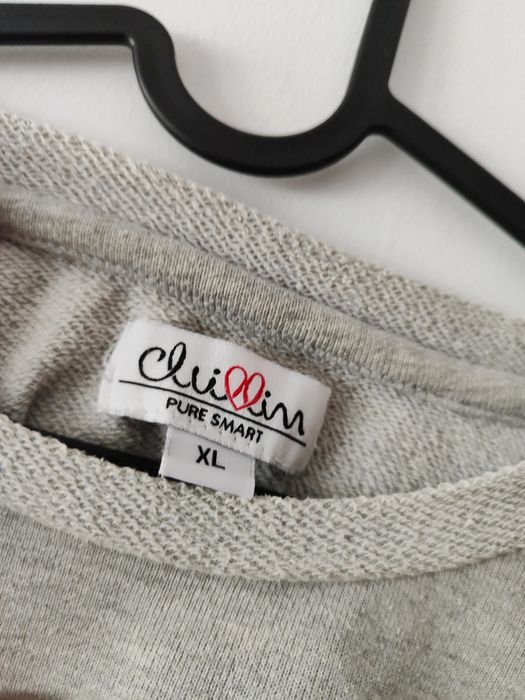 szara bluza damska