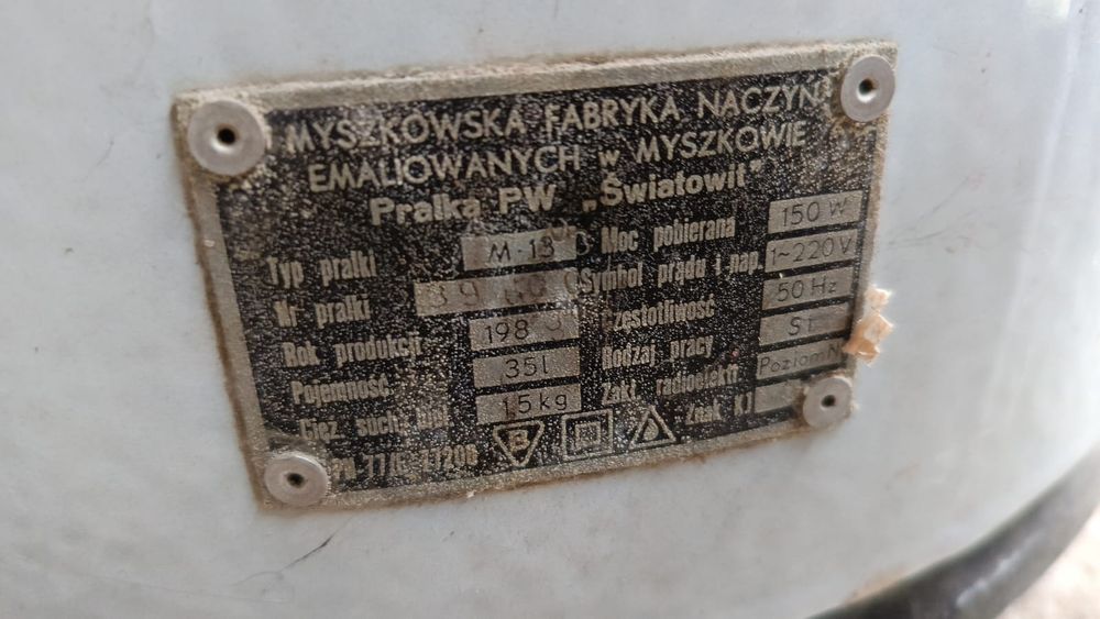 Pralka wirnikowa sprawna