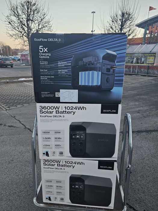EcoFlow DELTA 3 нова європейська запакована зарядна станція