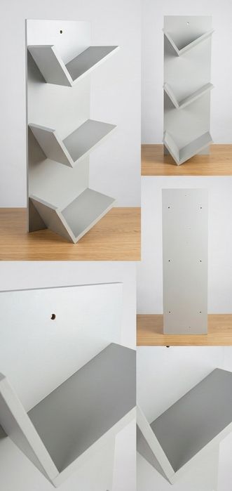 Nowoczesna półka ścienna, 3 poziomy