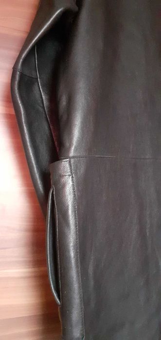 Płaszcz męski skóra, M, jak nowy