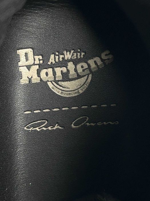 Rick Owens Dr.Martens JUMBO LACE BOOT черевики чорні DRKSHDW ботинки