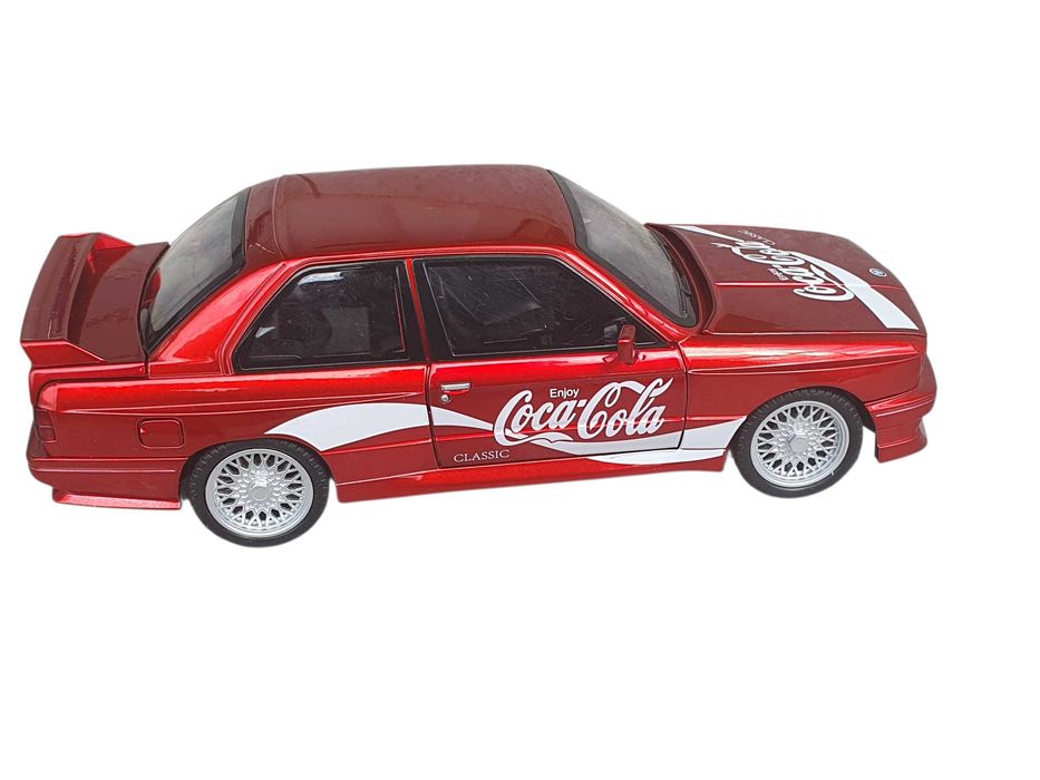 Model samochodu BMW E30 M3 Coca-Cola Classic 1:24 Model DieCast unikat