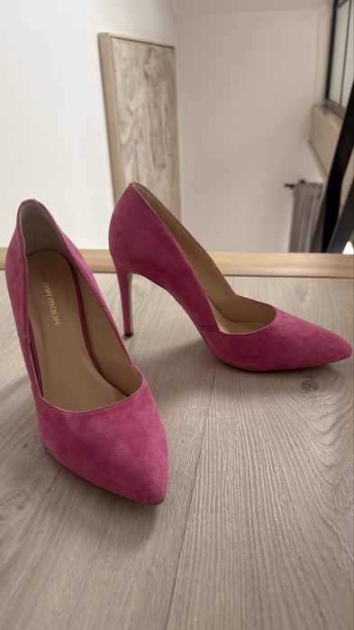 Różowe szpilki r.39 Prima Moda