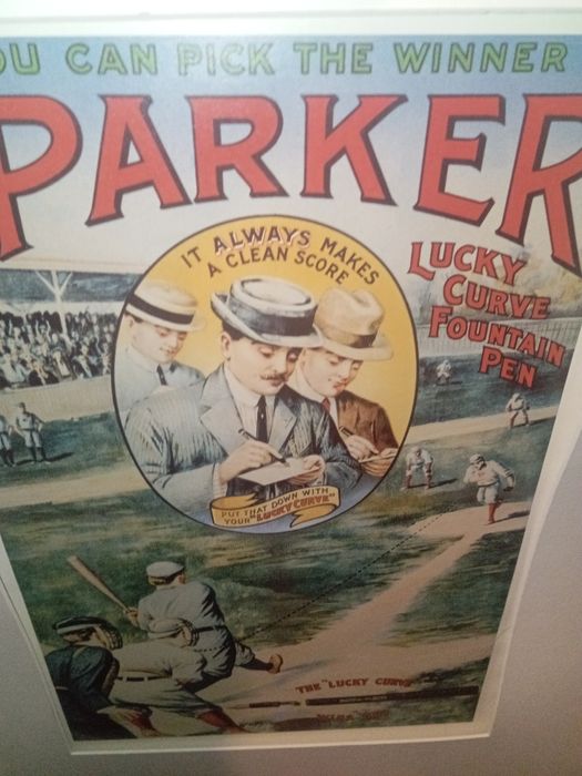 Publicade da Parker sem vidro