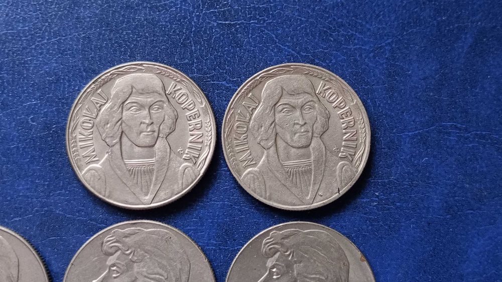 Stare monety Medal 10 zł 1967 Kopernik Kościuszko zestaw PRL