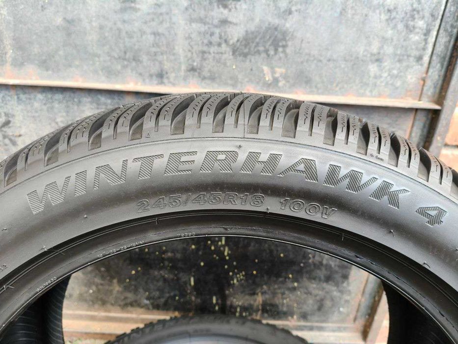 Firestone Winterhawk 4 245/45r18 100V Extra Load made in Italy 4шт, 25рік, ЗИМА НОВІ (8,2мм)