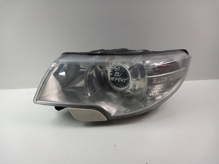 Skoda Superb Ii Lampa Przód Lewa Soczewka Eu Defekt