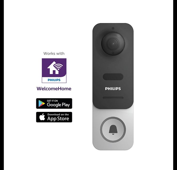 PHILIPS WelcomeEye LINK - VIDEO Porteiro/Campainha - WI-FI