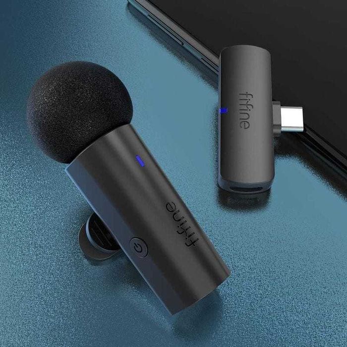 Microfone wireless FIFINE M6 - nunca usado - NA CAIXA
