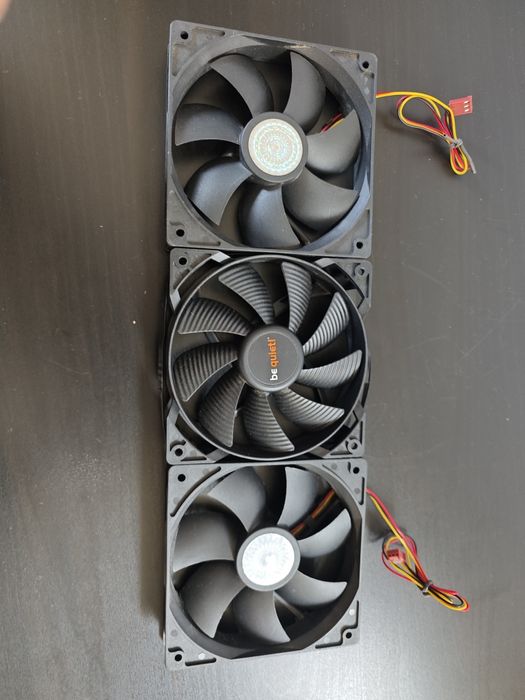 Ventoinhas CoolerMaster e BeQuiet