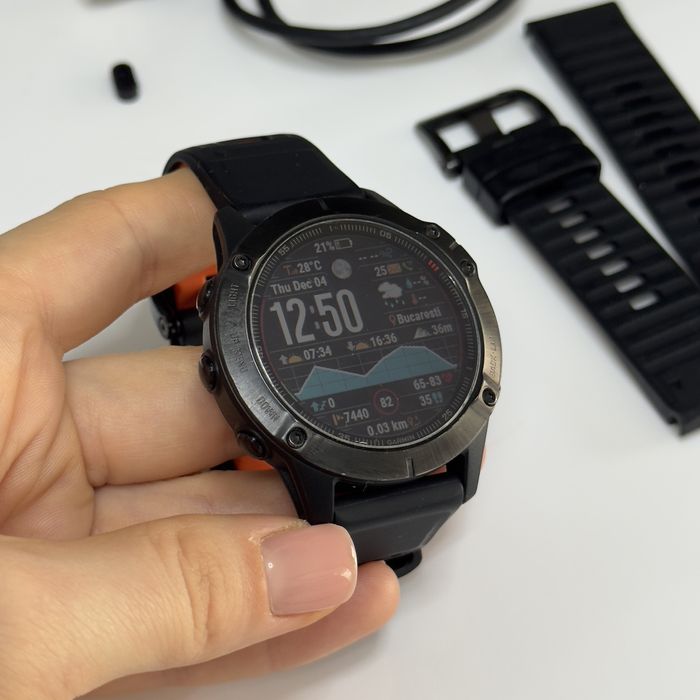 Годинник Garmin FENIX 6 Pro , 47 mm, чорний