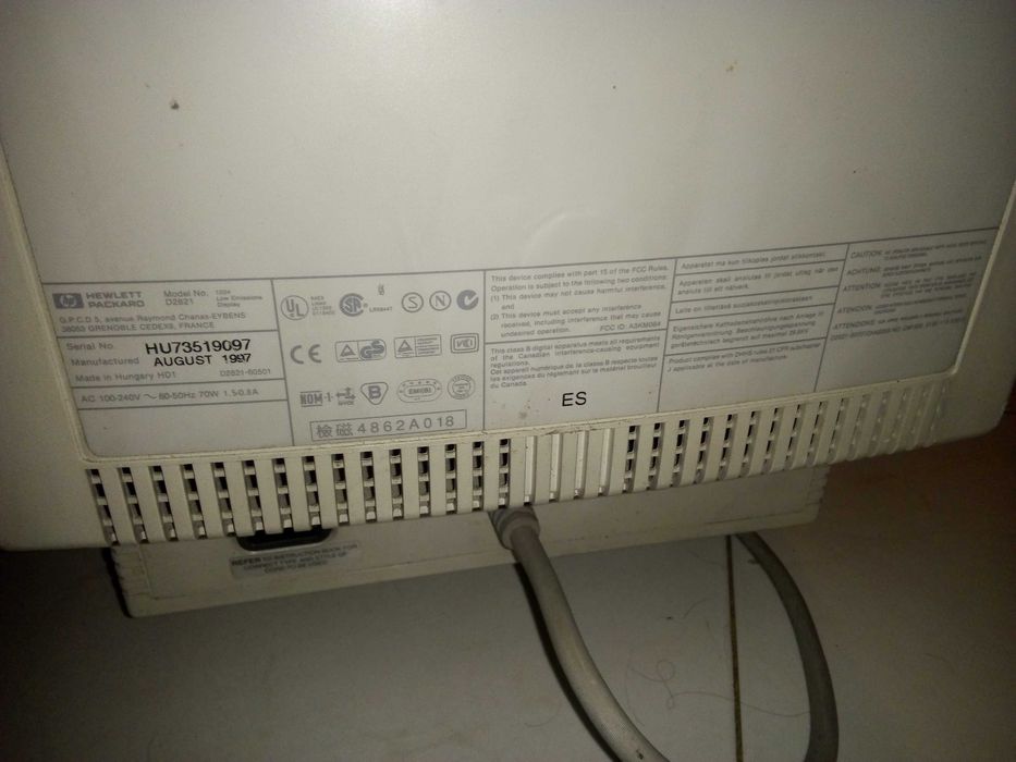 Monitor HP antigo64287331731587121