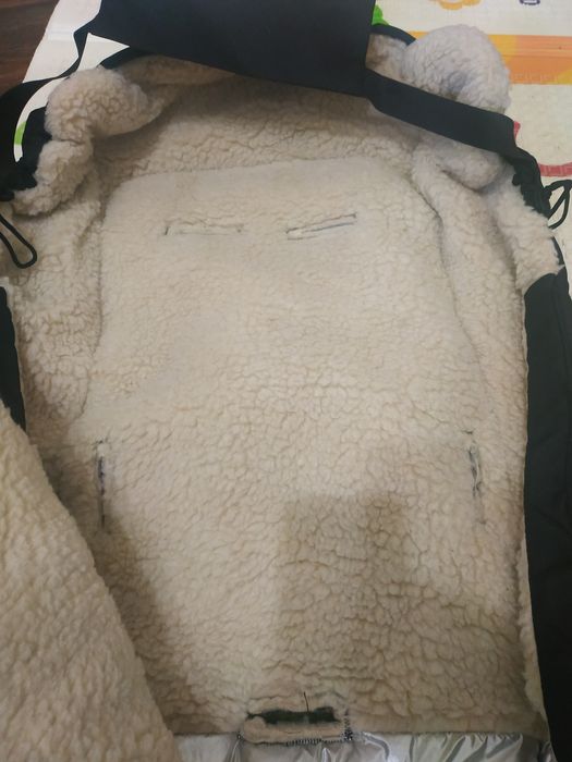 Тёплый конверт в коляску