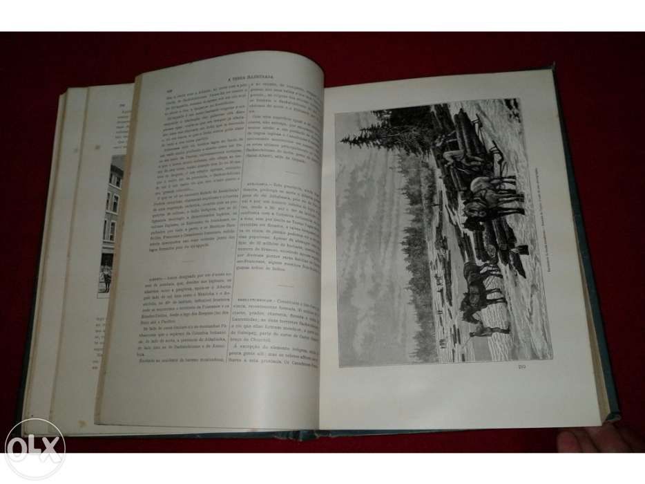 Livro Antigo A Terra Illustrada Companhia Nacional Editora