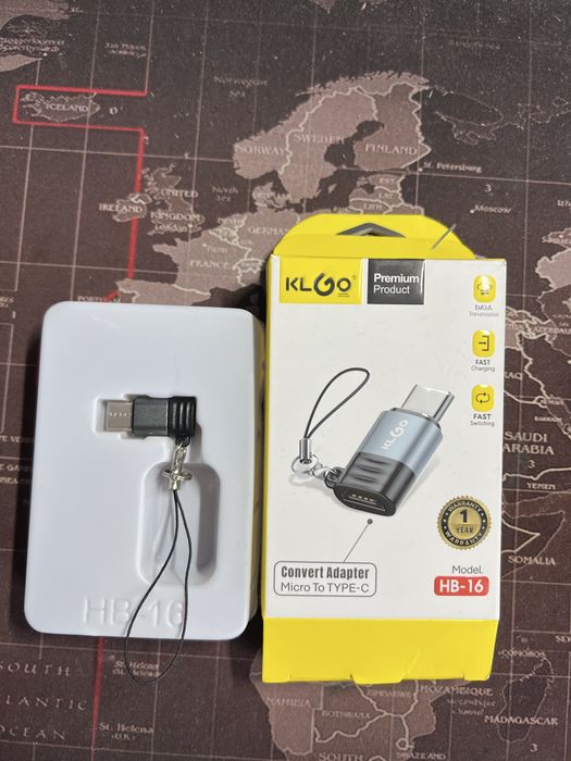 Адаптер перехідник для телефону OTG Micro - Type-C