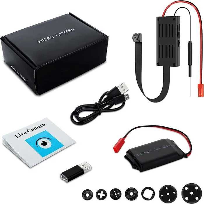 Mini câmara Wifi com bateria discreta 1080p deteção movimento