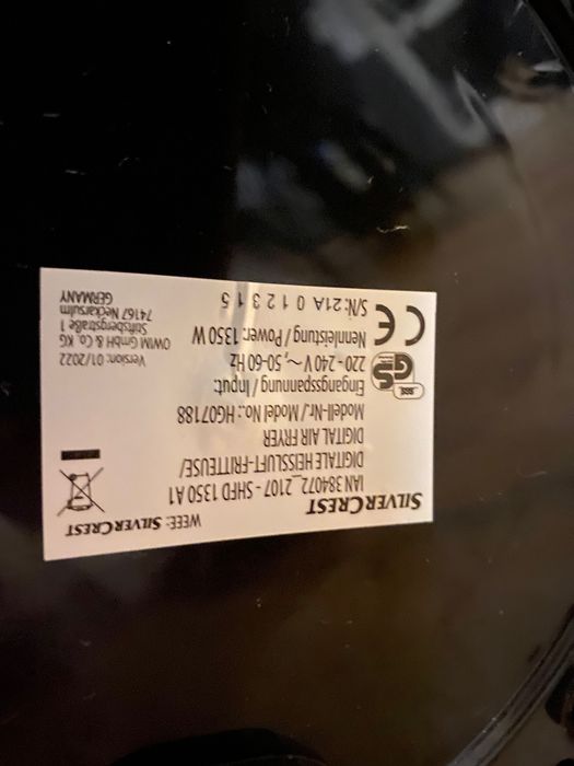 Airfryer silwercrest