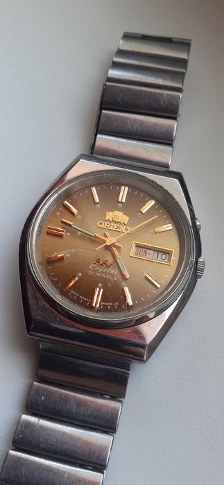 Zegarek z bransoletką ORIENT CRYSTAL AUTOMATIC 21 Jewels.