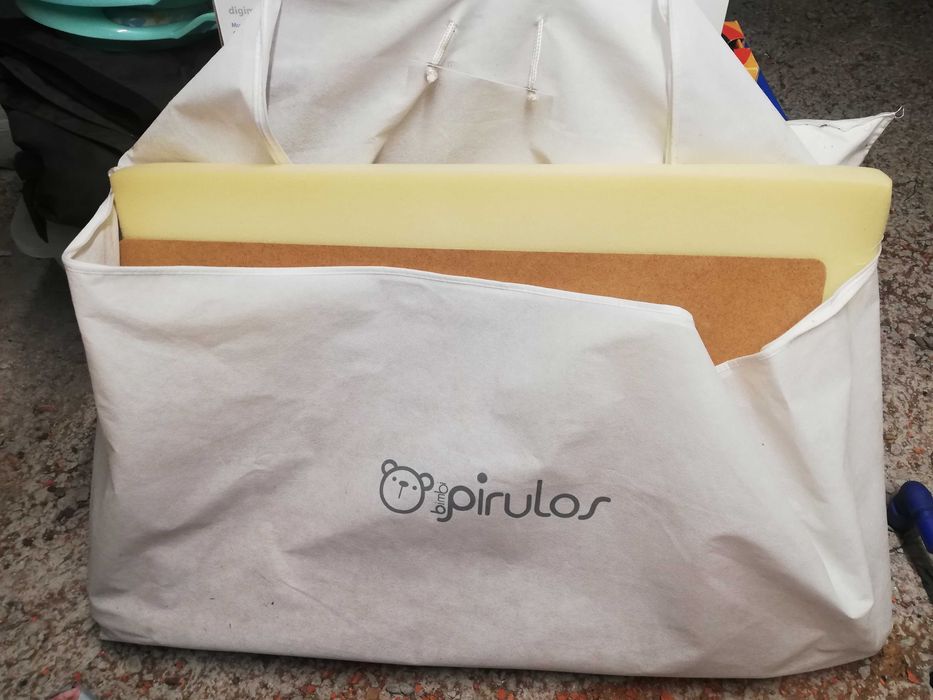 Berço Bimbi Pirulos em Madeira Tipo X – Usado