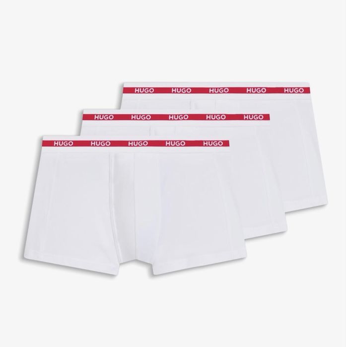 Bokserki męskie Hugo białe