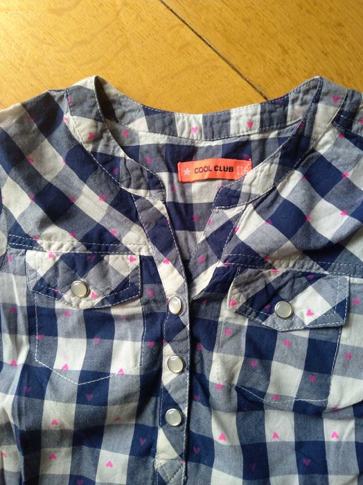 Koszule w kratkę 98, 110 116