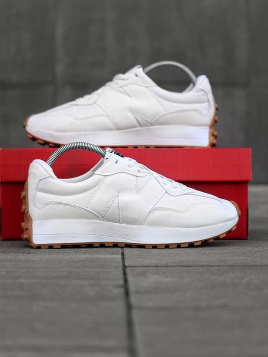Кросівки Кроссовки New Balance 327 Full White Белый Білий Кросовки демісезон