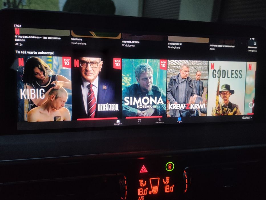 BMW od 2017 ID6 ID7 ID8 bezprzewodowy CARPLAY android BOX PLUG&PLAY