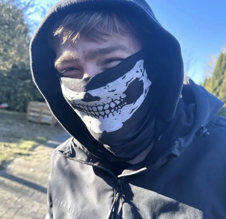 Nowa komin maska czaszka bandamka chusta elastyczna