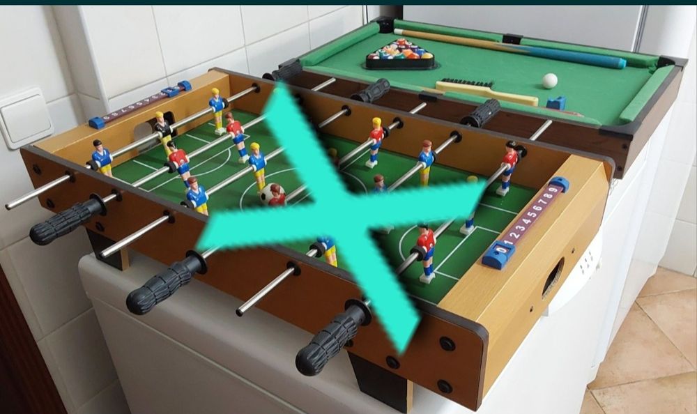 JOGO DE SNOOKER E MATRAQUILHOS RESISTENTES.Criança,Casa,Sala,Quarto.