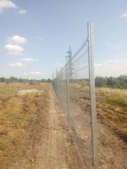 Секційна огорожа, 3-д сітка, встановлення, продаж