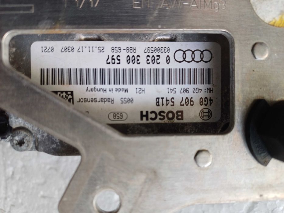 radar acc sensor + wspornik audi a6 c7 model 4g090.7541b