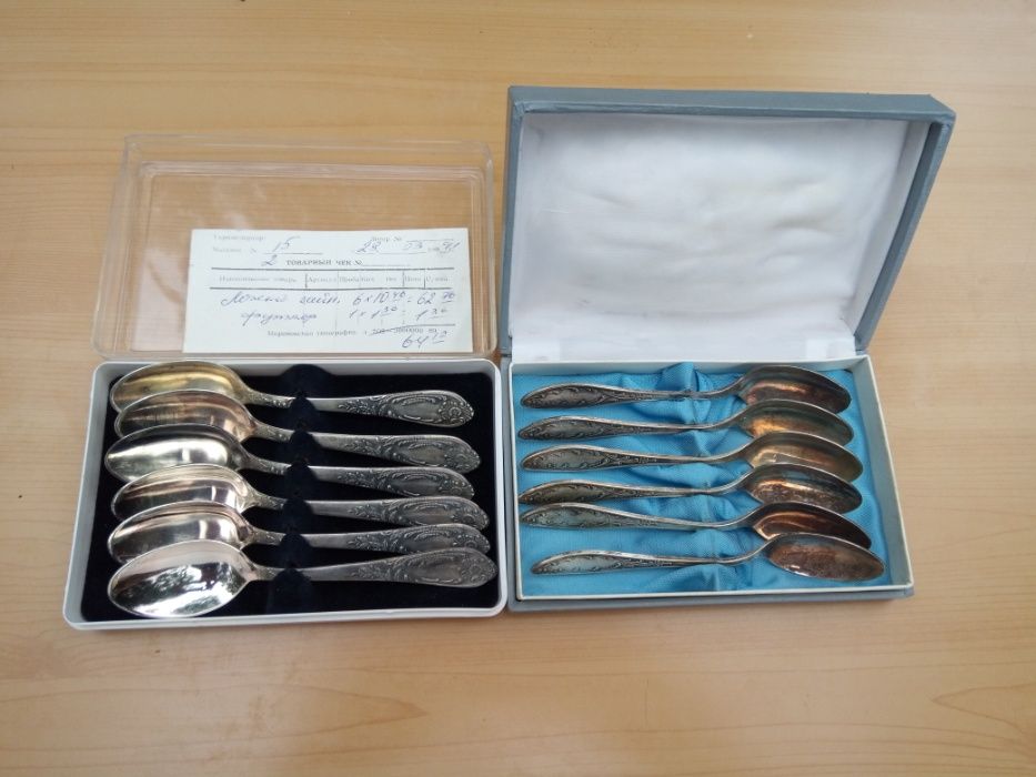 Набор мельхиоровый булат-СССР