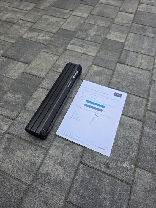 Bateria Akumulator BOSCH POWERTUBE 500Wh pionowa 2 cykle 94% sprawnoś