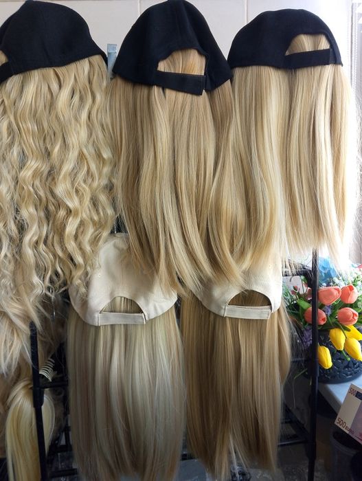 Кепка з волоссям.нова. різні