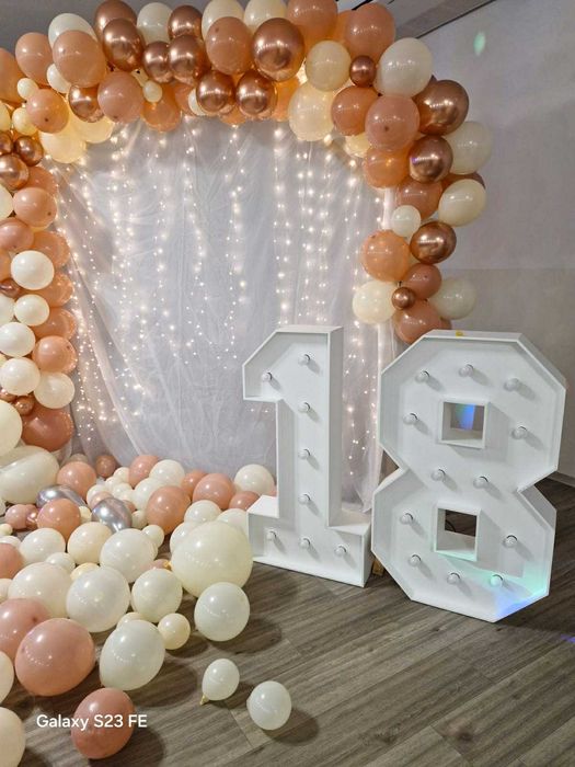 Cyfry 18 led na urodziny