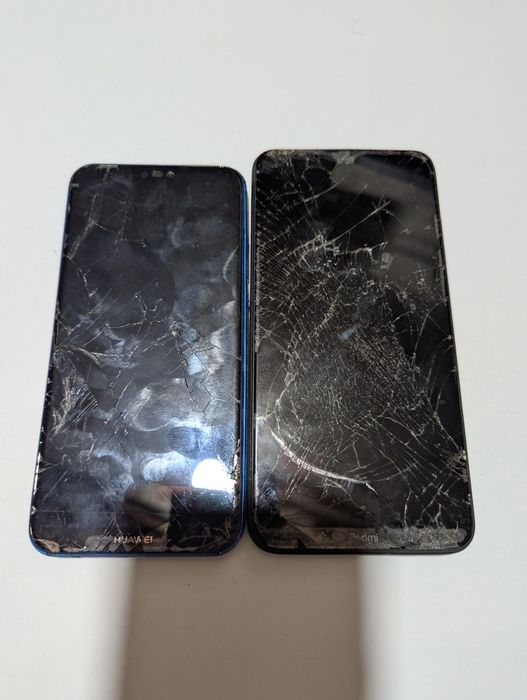 Телефоны под ремонт разбит экран  Redmi 8 Huawei p20 lite  Xiaomi Redm