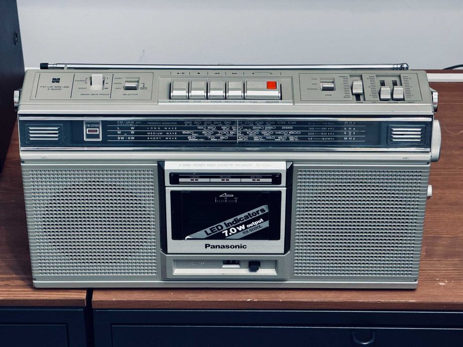 ‼️РАСПРОДАЖА‼️ Panasonic RX-5020L бумбокс 80-х LED VU RCA ВИДЕО