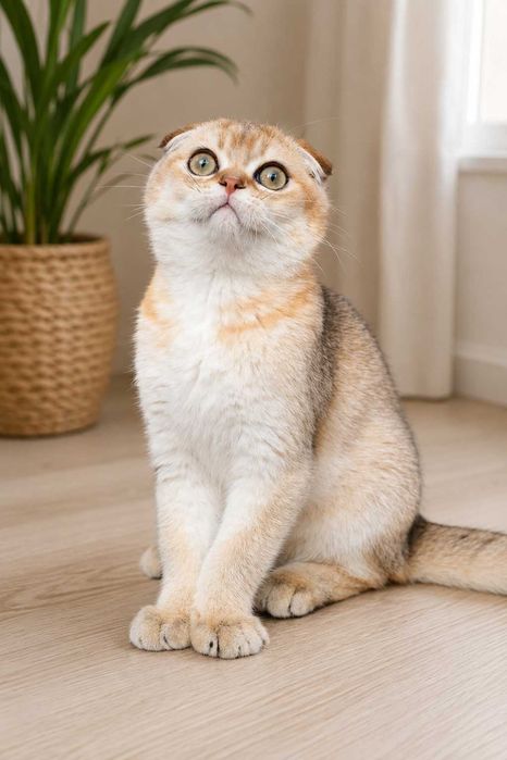 Скоттіш Фолд золота шиншилла