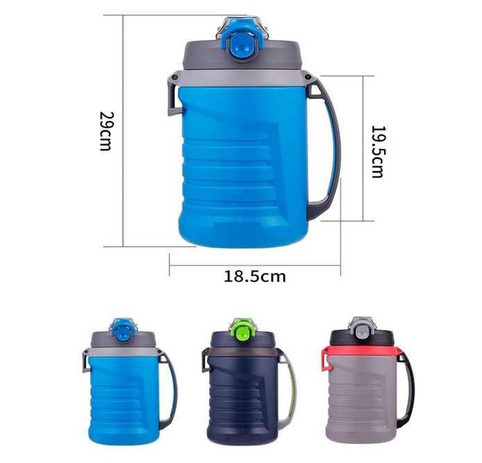 Garrafa Térmica de Água para Desporto 2L com Capa Isolante